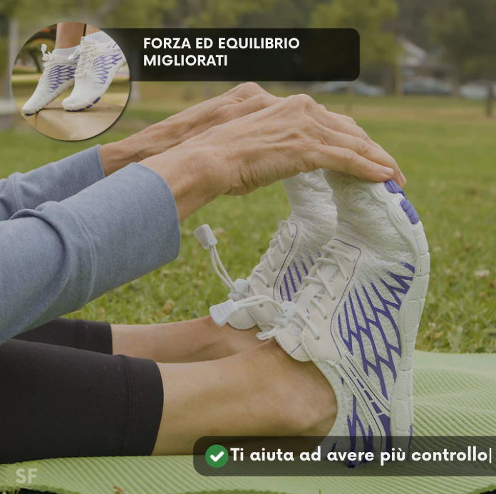 Sanovix Pro – Scarpe barefoot salutari e antiscivolo (unisex)