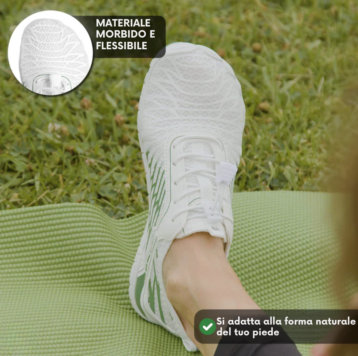 Sanovix Pro – Scarpe barefoot salutari e antiscivolo (unisex)